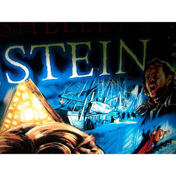 Frankenstein Mary Shelleys Pinball Translite NOS Horror Movies Halloween 1995 - Picture 5 of 12